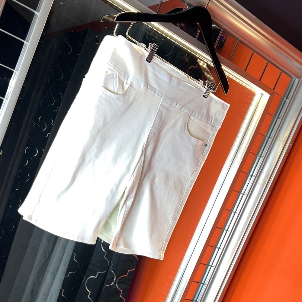 Rock & Republic High Waist White Shorts